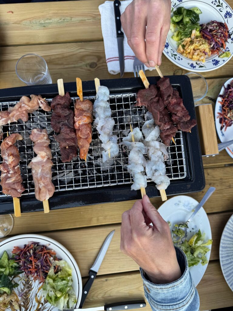 Japansk bbq grillning