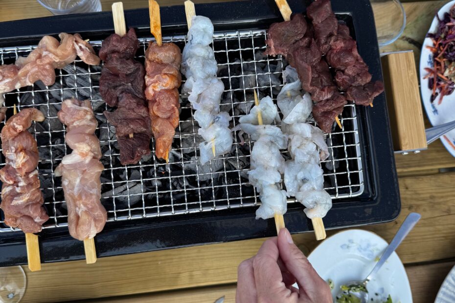 Japansk bbq grillning